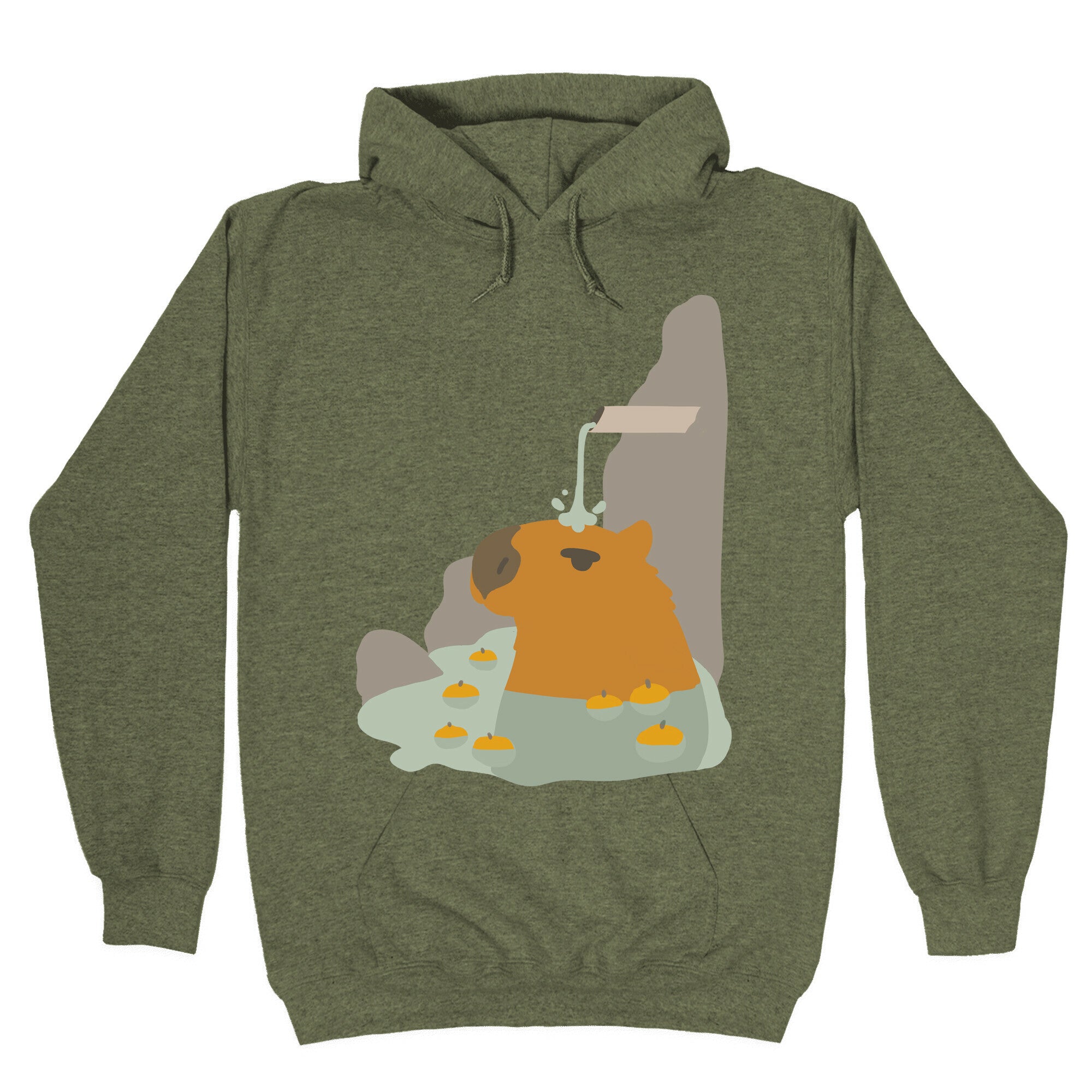 Capybara Hot Spring Hoodie